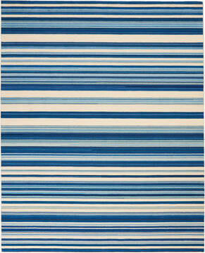 Nourison Butera Collection Blue Rectangle 6x9 ft Wool Carpet 143010