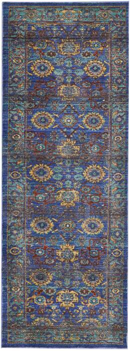Nourison Cambria Blue Runner 20 X 511 Area Rug 805-143037 Image 0