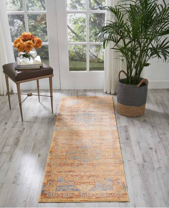 Nourison Cambria Blue Runner 20 X 511 Area Rug 805-143038 Image 3