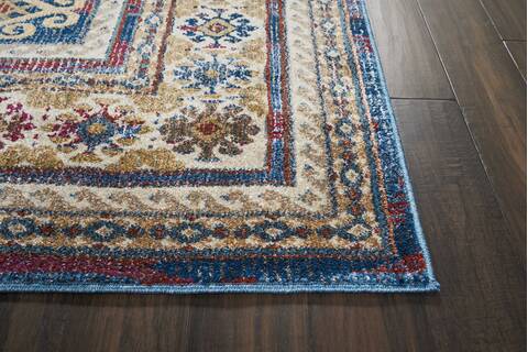 Nourison Covina Blue 93 X 129 Area Rug 805-143046 Image 4