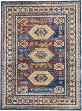 Nourison Covina Blue 9'3" X 12'9" Area Rug  805-143046