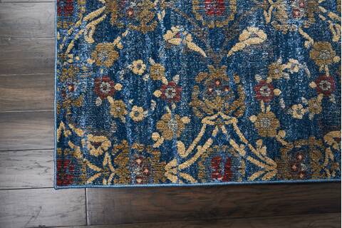 Nourison Covina Blue 710 X 106 Area Rug 805-143047 Image 1
