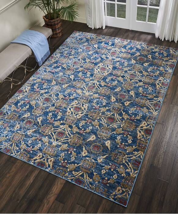 Nourison Covina Blue 710 X 106 Area Rug 805-143047 Image 3