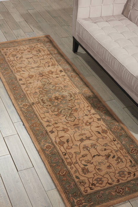 Nourison Heritage Hall Beige Runner 26 X 80 Area Rug 805-143090 Image 3
