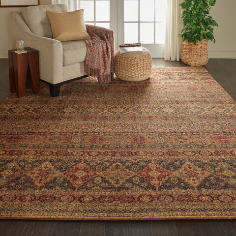 Nourison Jewel Blue 90 X 120 Area Rug 805-143098 Image 3
