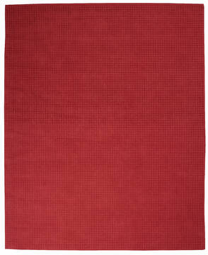 Nourison Las Vegas Red Rectangle 8x10 ft Wool Carpet 143130