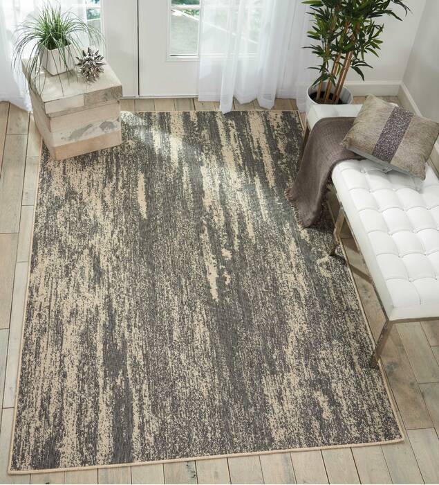Nourison Lido Grey 93 X 129 Area Rug 805-143139 Image 3
