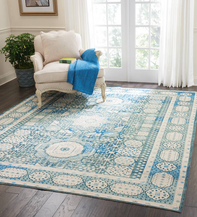 Nourison Madera Blue 710 X 100 Area Rug 805-143154 Image 3