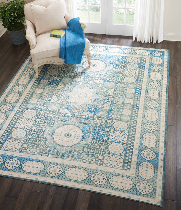 Nourison Madera Blue 710 X 100 Area Rug 805-143154 Image 4