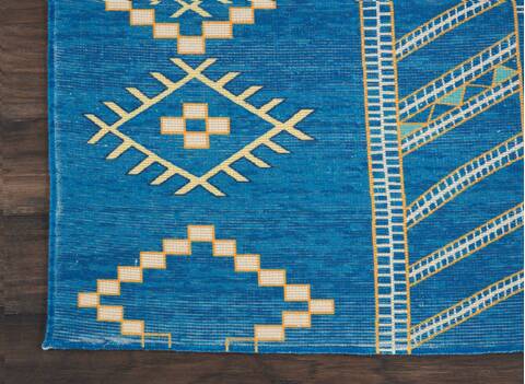 Nourison Madera Blue 710 X 100 Area Rug 805-143157 Image 1