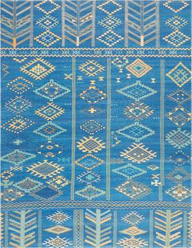 Nourison Madera Blue Rectangle 8x10 ft Polyester Carpet 143157