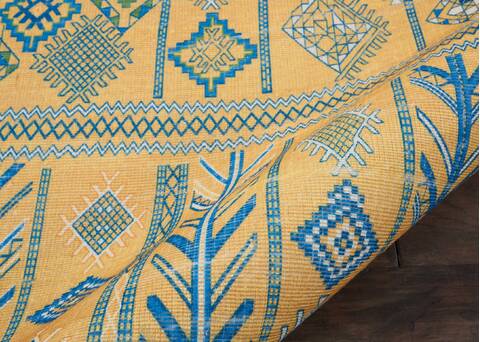 Nourison Madera Yellow Runner 22 X 76 Area Rug 805-143160 Image 2