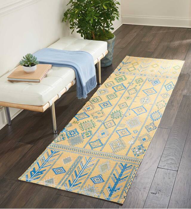 Nourison Madera Yellow Runner 22 X 76 Area Rug 805-143160 Image 3