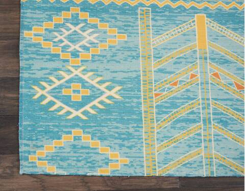 Nourison Madera Blue 710 X 100 Area Rug 805-143167 Image 1