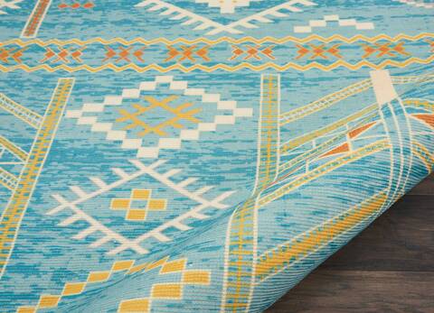 Nourison Madera Blue 710 X 100 Area Rug 805-143167 Image 2