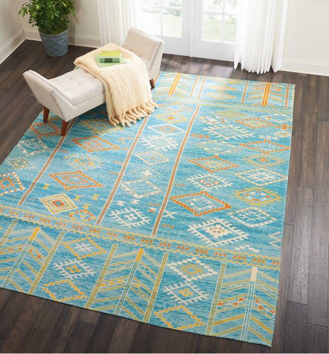 Nourison Madera Blue 710 X 100 Area Rug 805-143167 Image 3