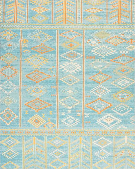 Nourison Madera Blue 710 X 100 Area Rug 805-143167 Image 0