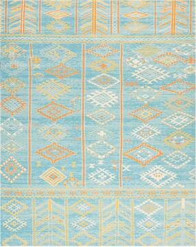 Nourison Madera Blue Rectangle 8x10 ft Polyester Carpet 143167