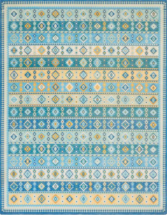 Nourison Madera Blue 710 X 100 Area Rug 805-143171 Image 0