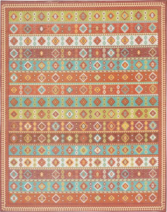 Nourison Madera Orange 66 X 96 Area Rug  805-143173 Image 0