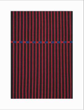 Nourison Nashville Purple Rectangle 4x6 ft Wool Carpet 143183