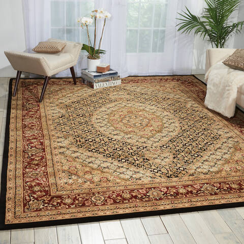 Nourison Nourison 2000 Black 79 X 99 Area Rug 805-143216 Image 3