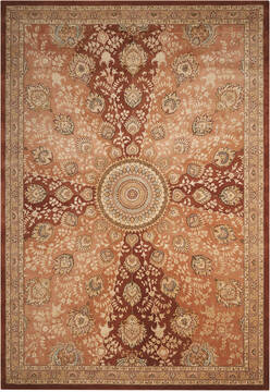 Nourison Nourison 2000 Brown Rectangle 10x14 ft Wool Carpet 143218