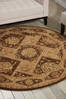 Nourison Nourison 3000 Brown Round 60 X 60 Area Rug  805-143229 Thumb 3