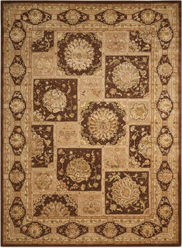 Nourison Nourison 3000 Brown Rectangle 8x11 ft Wool Carpet 143230