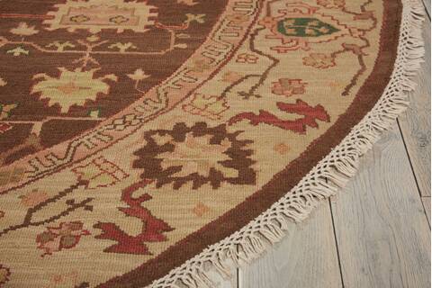Nourison Nourmak Beige Round 80 X 80 Area Rug 805-143232 Image 4