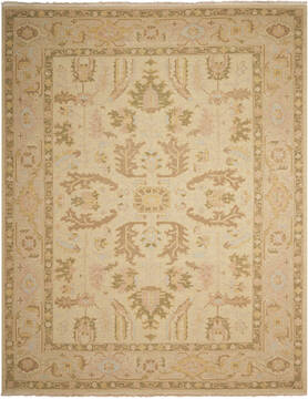Nourison Nourmak Beige Rectangle 8x10 ft Wool Carpet 143234