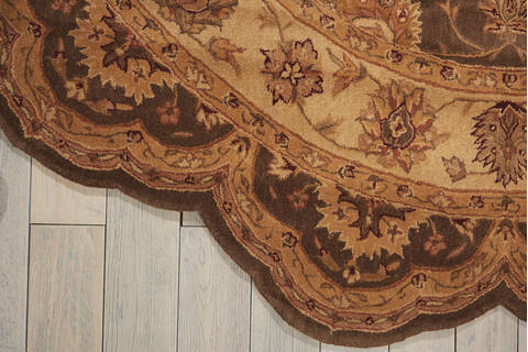 Nourison Heritage Hall Brown Star 80 X 80 Area Rug 805-143258 Image 1