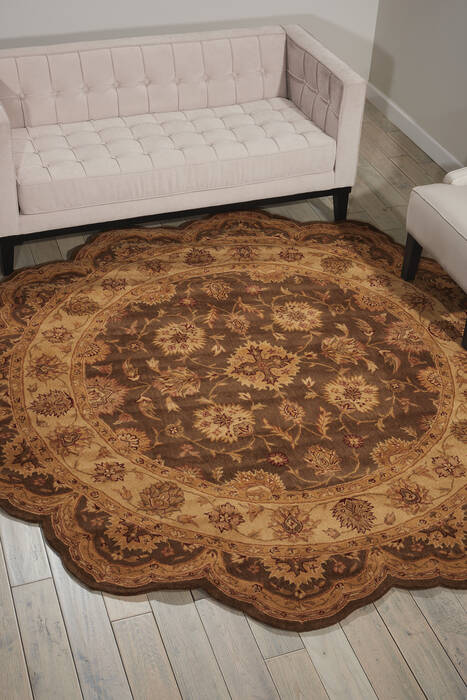 Nourison Heritage Hall Brown Star 80 X 80 Area Rug 805-143258 Image 3