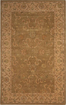 Nourison Heritage Hall Green 5'6" X 8'6" Area Rug  805-143259