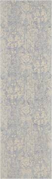 Nourison Vintage Lux Blue Runner 2'3" X 7'6" Area Rug  805-143362