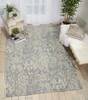 Nourison Vintage Lux Blue 40 X 60 Area Rug  805-143363 Thumb 3