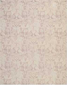 Nourison Vintage Lux Grey Rectangle 8x10 ft Polyester Carpet 143369