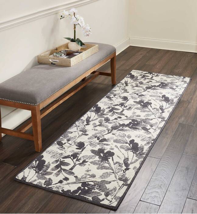 Nourison Vintage Lux Grey Runner 23 X 76 Area Rug 805-143370 Image 3