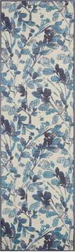 Nourison Vintage Lux Purple Runner 6 to 9 ft Polyester Carpet 143374