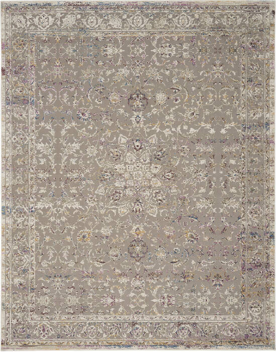 Nourison Vintage Vita Grey 90 X 120 Area Rug 805-143384 Image 0