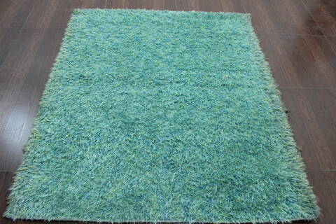 Shaggy Green Shaggy 48 X 56 Area Rug 902-143396 Image 3