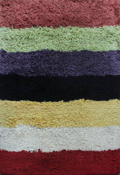 Shaggy Multicolor Shaggy 4'4" X 6'6"  Area Rug 902-143399