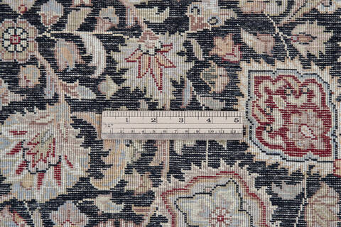 Pak-Persian Black Hand Knotted 61 X 93 Area Rug 700-143406 Image 9