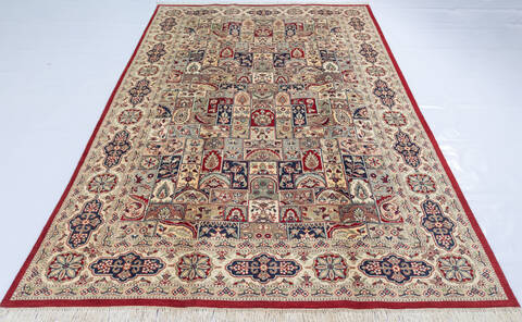 Pak-Persian Red Hand Knotted 60 X 92 Area Rug 700-143407 Image 1