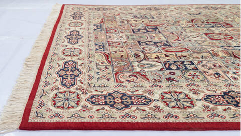 Pak-Persian Red Hand Knotted 60 X 92 Area Rug 700-143407 Image 4