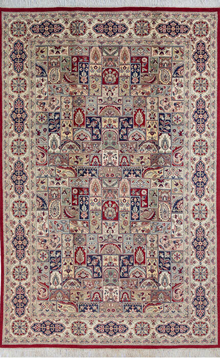 Pak-Persian Red Hand Knotted 60 X 92 Area Rug 700-143407 Image 0
