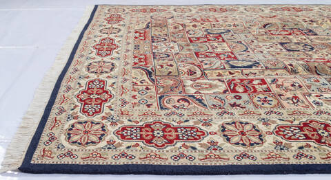 Pak-Persian Blue Hand Knotted 60 X 93 Area Rug 700-143408 Image 5