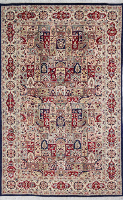 Pak-Persian Blue Hand Knotted 60 X 93 Area Rug 700-143408 Image 0