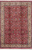 Pak-Persian Red Hand Knotted 56 X 83  Area Rug 700-143409 Thumb 0