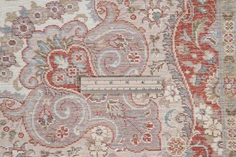 Pak-Persian Beige Hand Knotted 82 X 106 Area Rug 700-143411 Image 6